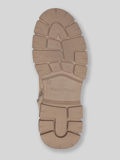 Marc O'Polo Boots van runder suède met profielzool model 'Josy 2' Taupe - 4