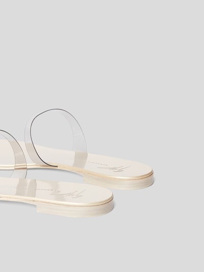 Giuseppe Zanotti Zehentrenner mit Strasssteinbesatz Gold 3
