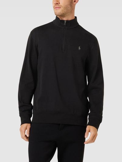 Polo Ralph Lauren Sweatshirt mit Label-Stitching Schwarz 4