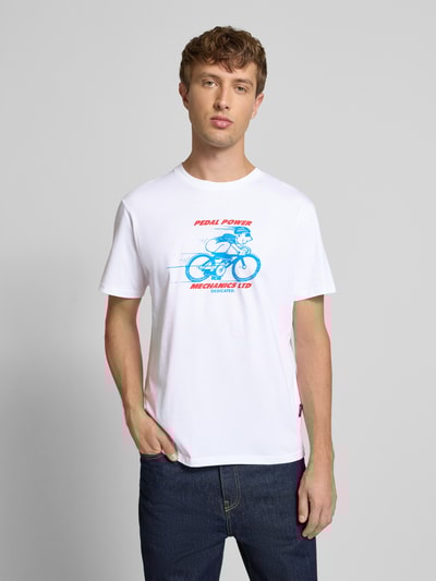 Dedicated T-shirt met motiefprint Wit - 4