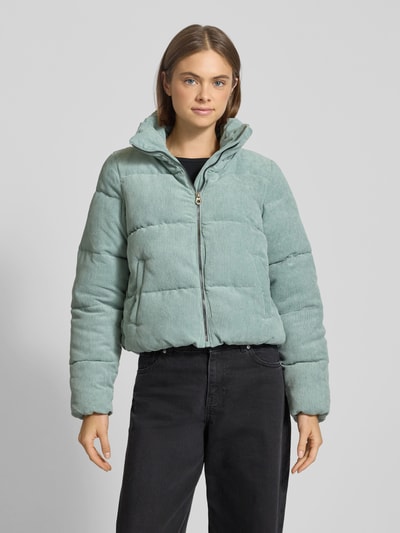 Only Kurtka pikowana o pudełkowym kroju ze sztruksu model ‘NEWDOLLY’ Oceaniczny 4