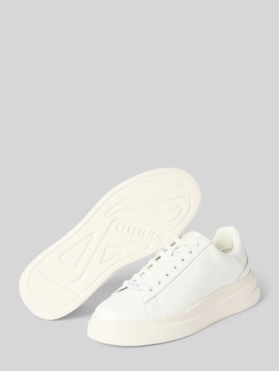 Guess Chunky Sneaker mit Label-Details ModelL 'ELBA' Weiss 4