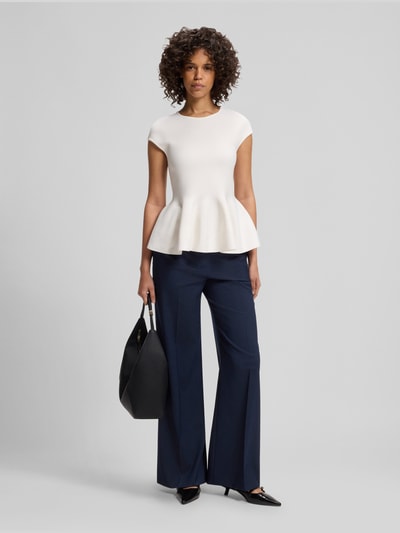 HUGO Regular Fit Top aus Viskose-Mix Modell 'Siefata' Offwhite 1
