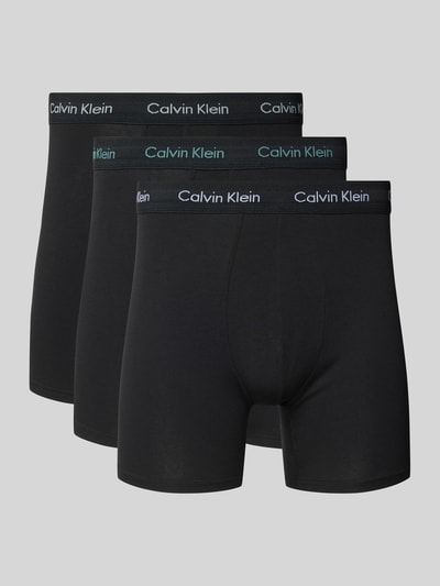 Calvin Klein Underwear Boxershort met band met label in een set van 3 stuks Zwart - 1