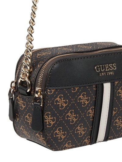 Guess Camera Bag mit Logo-Muster Modell 'Noelle'  Dunkelbraun 5