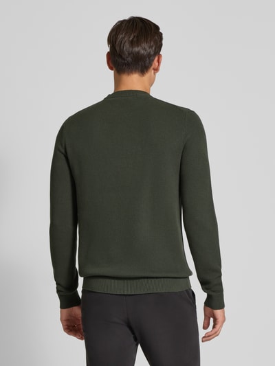 SELECTED HOMME Regular Fit Pullover aus reiner Baumwolle Modell 'DANE' Oliv 5