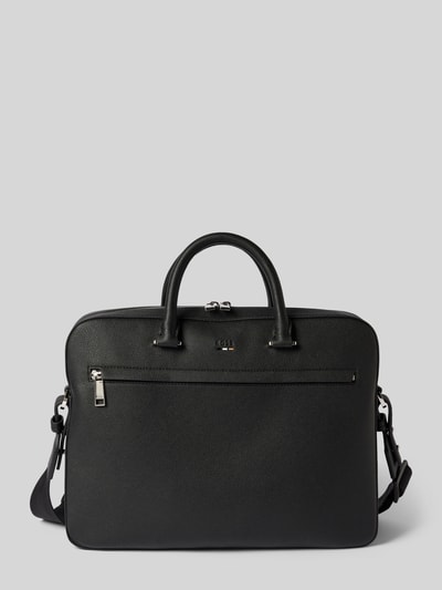 BOSS Laptoptasche mit Label-Detail Modell 'Ray' Black 2