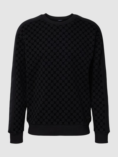 JOOP! Collection Sweatshirt mit Allover-Muster Black 2