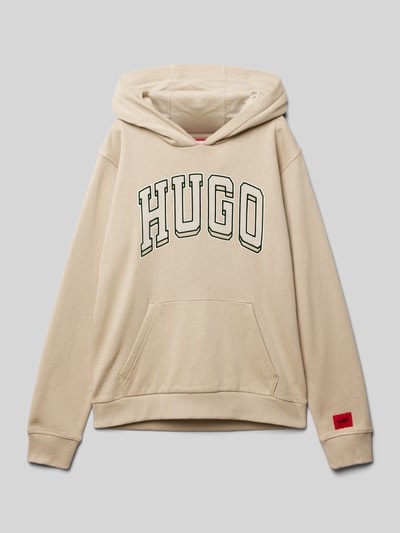 HUGO Hoodie mit Kapuze Beige 1