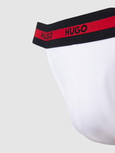 HUGO Jockstrap mit elastischem Logo-Bund im 3er-Pack Rot 2