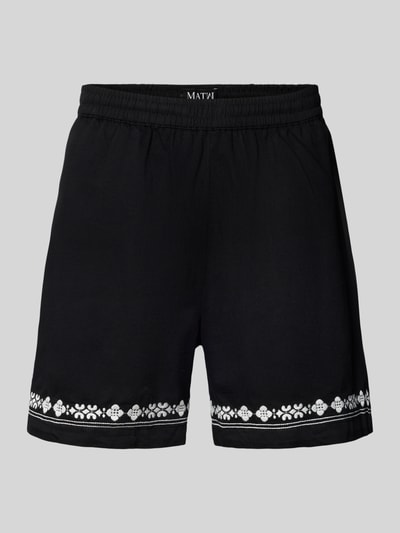 Review X MATW Review X MATW - korte broek met stitching en elastische band Zwart - 2