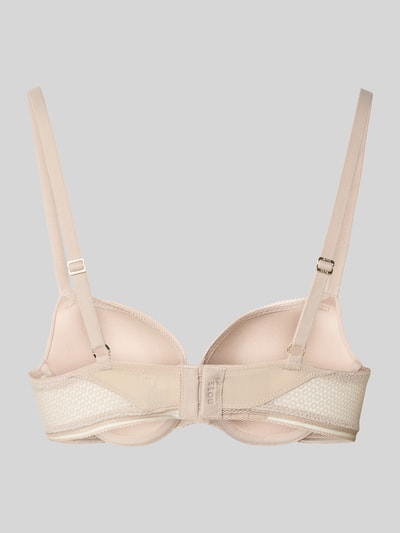 BOSS Biustonosz push up z obszyciem koronką model ‘PURE’ Beżowy 3
