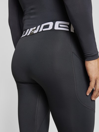 Under Armour Long Johns mit Label-Print Black 3