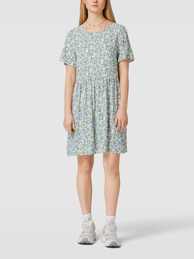 Marc O'Polo DENIM Knielange jurk met rasterruit Rookblauw - 1
