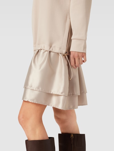 JOOP! Knielanges Sweatkleid im Double-Layer-Look Beige 3