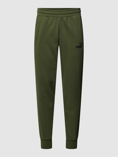 PUMA PERFORMANCE Sweatpants mit Label-Print Dunkelgruen 2