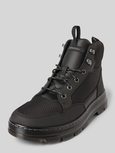 Dr. Martens Boots aus Leder-Textil-Mix mit profilierter Sohle Black 1