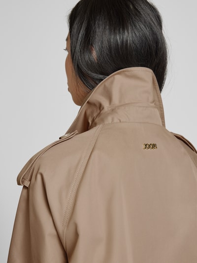 JOOP! Trenchcoat met tailleriem, model 'Carrie' Roodbruin - 3