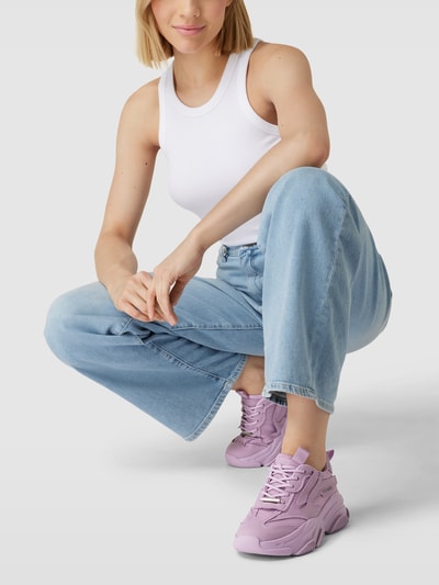 Steve Madden Sneakers met labeldetails, model 'POSSESSION' Lavendel - 1