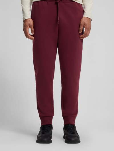 BOSS Green Sweathose mit Kordelzug Bordeaux 4