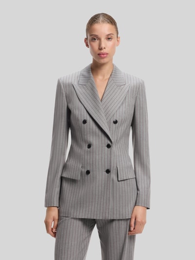 HUGO Regular Fit Longblazer mit Viskose-Anteil Modell 'Ankati' Mittelgrau 3