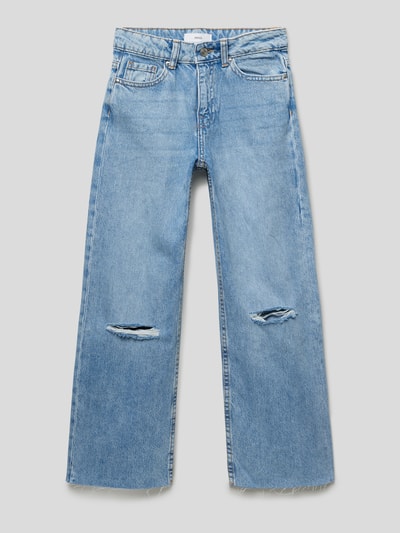 Mango Jeans im Used-Look Blau 1