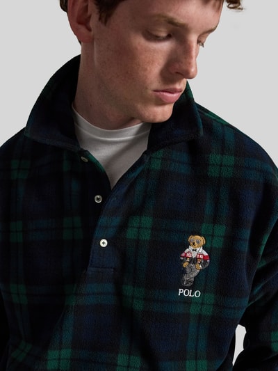Polo Ralph Lauren Relaxed Fit Sweatshirt aus Fleece mit Logo-Stitching Modell 'MAGIC' Black 4