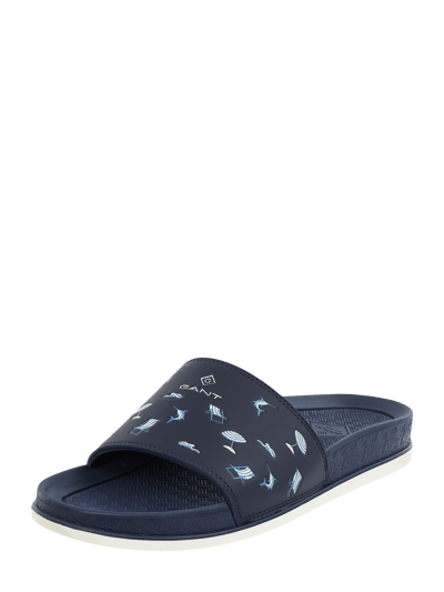 Gant Slides mit Strandmotiven  Dunkelblau 1