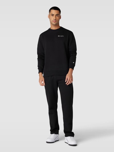 CHAMPION Sweatpants mit Logo-Stitching Black 1