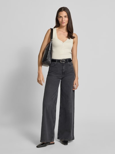 Marc O'Polo Slim fit tanktop van katoenmix Zand - 1