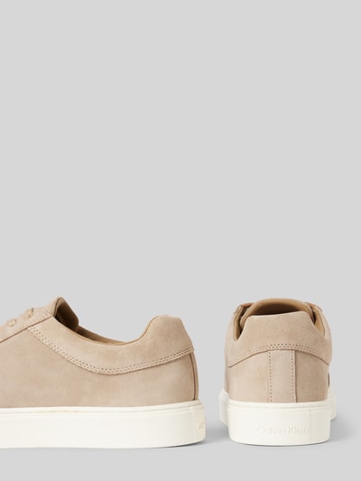 CK Calvin Klein Sneaker aus Leder Beige 2