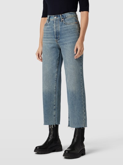 HUGO Straight Leg Jeans in 3/4-Länge Jeansblau 4