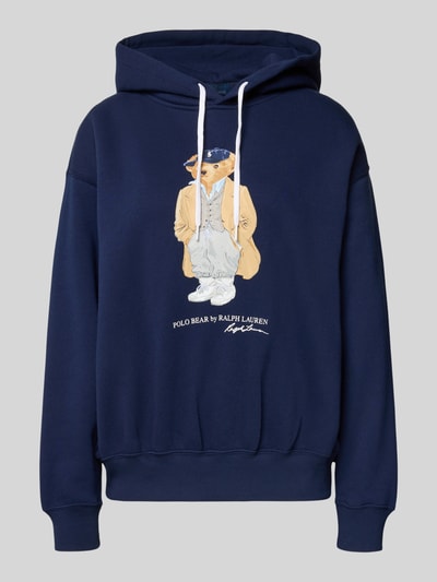 Polo Ralph Lauren Oversized Hoodie mit Kapuze Marine 2