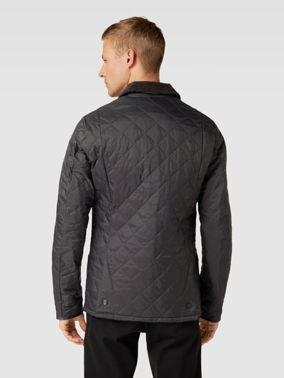 Barbour Steppjacke mit Umlegekragen Graphit 5