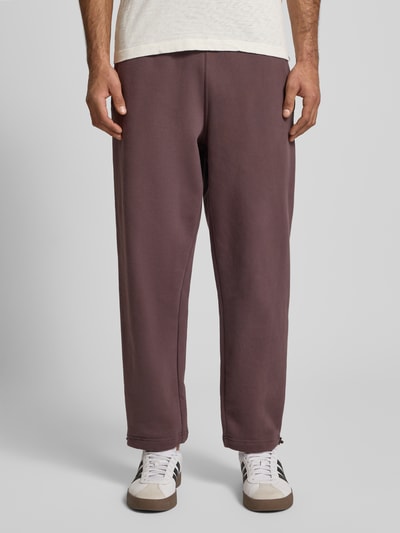 BLKVIS Regular Fit Sweatpants mit elastischem Bund Modell 'Source' Pflaume 4