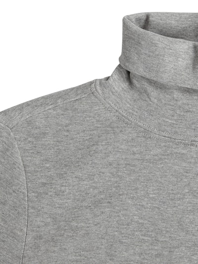 Montego Longsleeve mit Rollkragen Silber Melange 2