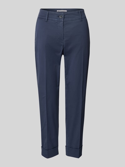 Raffaello Rossi Regular Fit Chino mit verkürztem Schnitt Modell 'DORA' Marine 2