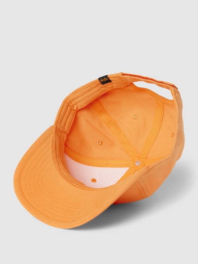 Alpha Industries Basecap mit Label-Badge Modell 'VLC' Orange 2