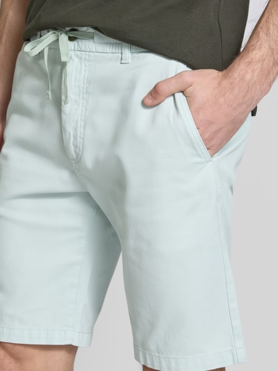 BOSS Orange Tapered Fit Bermudas mit elastischem Bund Modell 'Chino' Lind 3