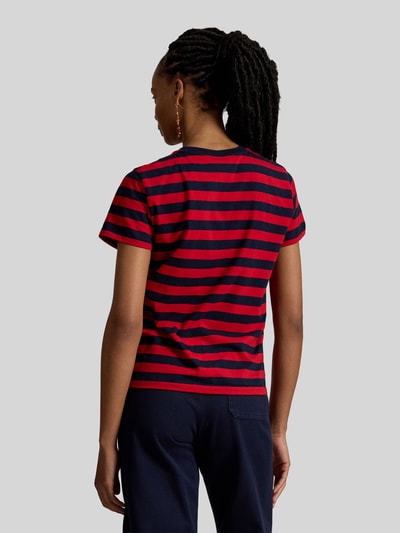 Polo Ralph Lauren Regular Fit T-Shirt aus reiner Baumwolle Rot 5