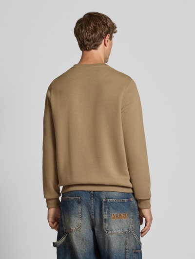 Blend Sweatshirt met motiefstitching, model 'HIFOLO' Beige - 5