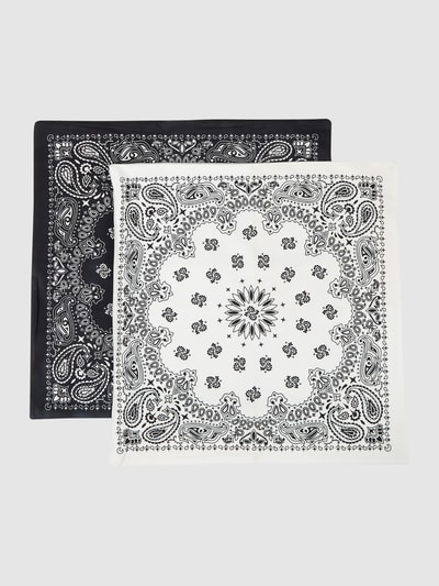 URBAN CLASSICS Kissen im 2er-Pack mit Paisley-Muster  Black 1