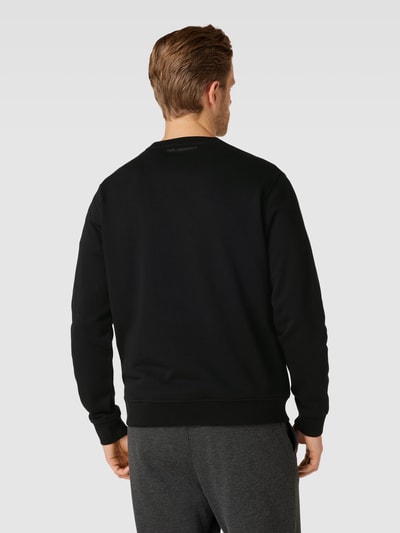 Karl Lagerfeld Sweatshirt mit Label-Patch Black 5