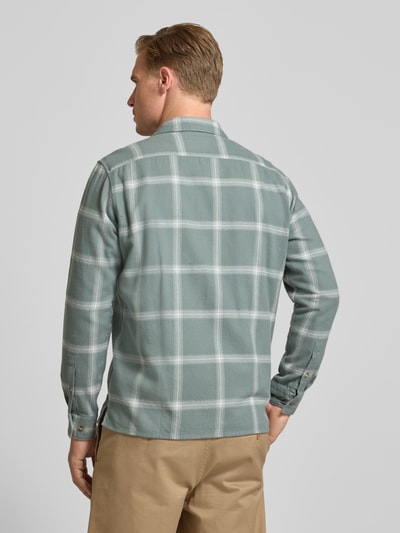 Marc O'Polo Regular Fit Freizeithemd aus reiner Bio-Baumwolle Eisblau 5