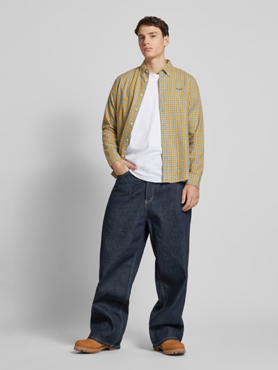 Pepe Jeans Regular Fit Freizeithemd mit Button-Down-Kragen Modell 'ARCHIE' Gelb 1