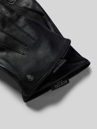 Roeckl Handschuhe aus echtem beschichtetem Leder Black 2