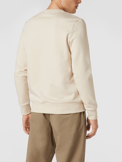 BOSS Sweatshirt mit Label-Applikation Modell 'Stadler' Offwhite 5