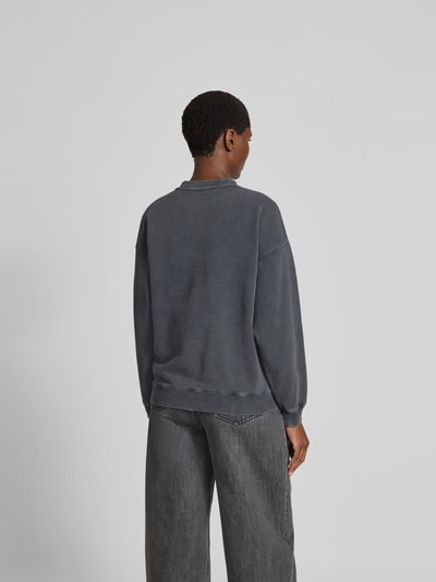 Anine Bing Regular Fit Sweatshirt mit Logo-Print Black 5