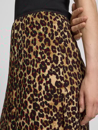 Vero Moda Uitlopende midirok van pure viscose, model 'ALBA' Zwart - 3