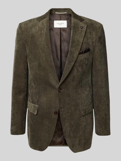 Carl Gross 2-Knopf-Sakko mit Reverskragen Modell 'Theo' Gruen 2